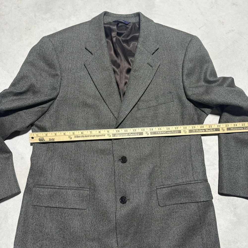 Brooks Brothers 100% Wool Tweed Blazer Mens 41R Green Brown Plaid 346 Sport Coat